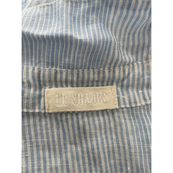 CP Shades Size XS Jasmine Tunic Linen Lagenlook Boho Pockets Stripe - Picture 9 of 10